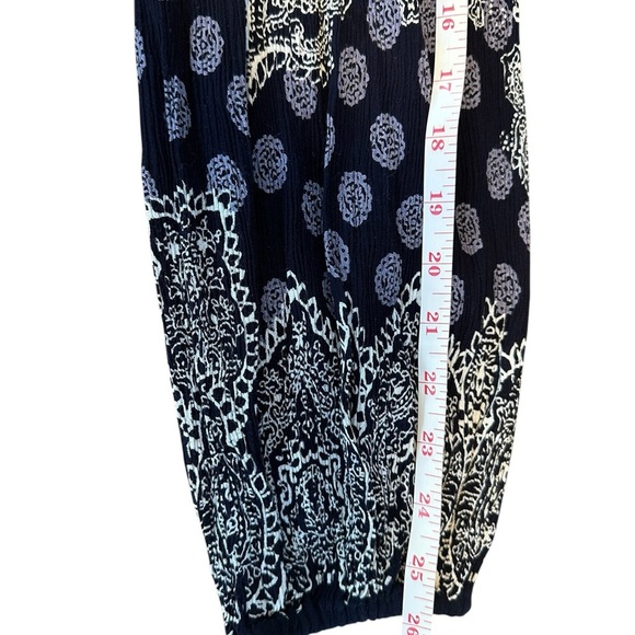 Altard State Boho Tunic Dress Sz S Navy Blue 
Spring Floral Flowy Hippie Mini - Picture 13 of 16